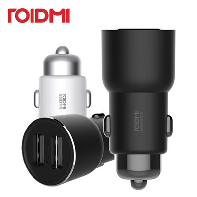 

New Xiaomi Roidmi 3S Bluetooth Car Charger Sharpnel Type Fit for All Car Brands Music Play FM Transmitter for Android & iOS