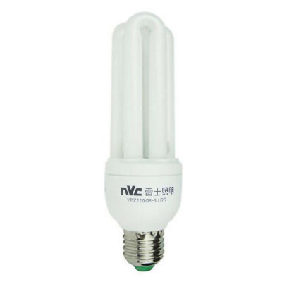 

Jingdong Supermarket] NVC lighting (NVC) energy-saving lamps E27 big mouth 3U8W6500K daylight color (white