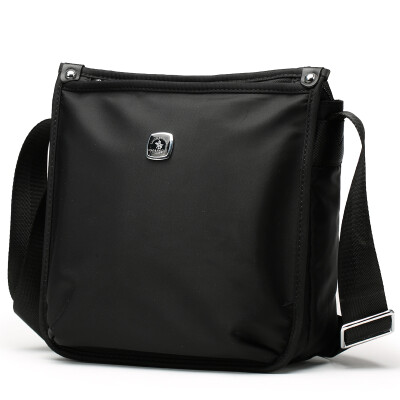 

St. Paul's men's casual shoulder Messenger bag male black canvas bag male bag IPAD bag