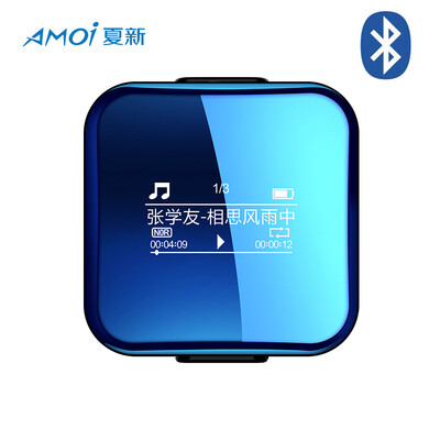 

Amoi (Amoi) X1 Bluetooth MP3-плеер мини-HIFI без потерь музыки студенты Walkman энтузиастов спорта есть высокая четкость экран портативный Walkman