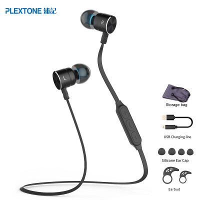 

PLEXTONE BX325 Магнитные беспроводные наушники Спорт Запуск Bluetooth-гарнитуры с микрофонными наушниками для iPhone Xiaomi Androi