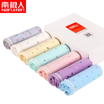 

Jingdong Supermarket Antarctic Nanjiren ladies underwear love printed triangular underwear sexy low waist breathable comfortable candy color women&39s 7 gift box M