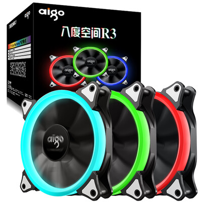 

Patriot (aigo) R3 Установите вентилятор RGB вентилятора шасси 12CM (три вентилятора / несколько режимов освещения / гидравлические подшипники / маты для отключения / охлаждение воды)