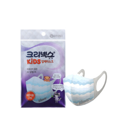 

KLEENEX Kiwaili from Liu Han imported extraordinary series of 3D children anti-pollen dust mask 3 sticks