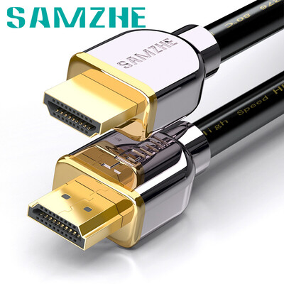 

Shanze (SAMZHE) HDMI кабель версии 2.0 2K * 4K цифровой HD линии 0,5 м высевают роскошный 3D-видео кабель, подключенный к проектору дисплея ноутбука SM-5505