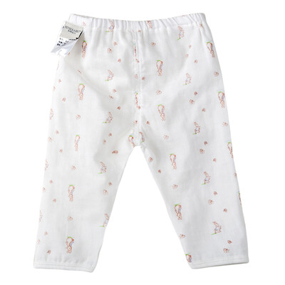 

Jingdong supermarket] than the rabbit (Peter Rabbit) newborn clothes baby dual-use crotch pants gauze cotton 0-3 months