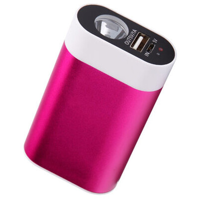 

Oliver Charging Po warm hand treasure smart charging warm baby LED lighting section 5200mAh1702 rose red