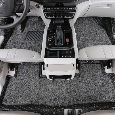 

Huashi Chuanqi GS8 mats all surrounded by leather mats four seasons universal car mats modified Chuan GS8 dedicated seven-seat luxury models - sports black