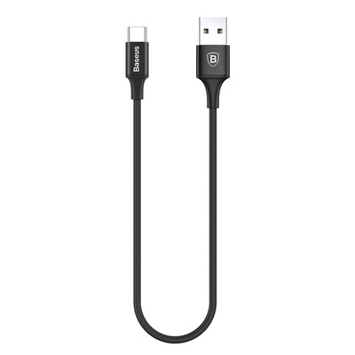 

Times Speed ​​Series USB-A Output Type-C Fast Charge Cable Charging Cable (Indicator) 2A 25CM Black