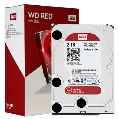 

Western Digital (WD) Red Disk 2TB SATA6Gb / s Накопитель сетевого хранилища 64M (NAS) с жестким диском (WD20EFRX)