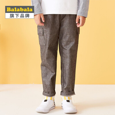 

Badibadi Boy Trousers Kids Tattoo Casual Diaper Cushion Long Pants 173171241BD Blue Tone 130