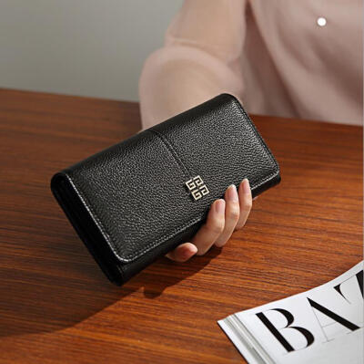 

Long wallet fashion buckle ladies large capacity clutch bag wallet
