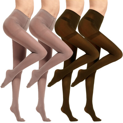 

Langshen stockings female spring&autumn through velvet pantyhose high elastic legs sexy socks four pairs of gray