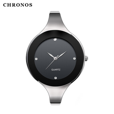

CHRONOS Luxury Fashion Women Casual Quartz Wristwatches Ladies Elegant Dress Watch 2017 Simple Trendy Clock