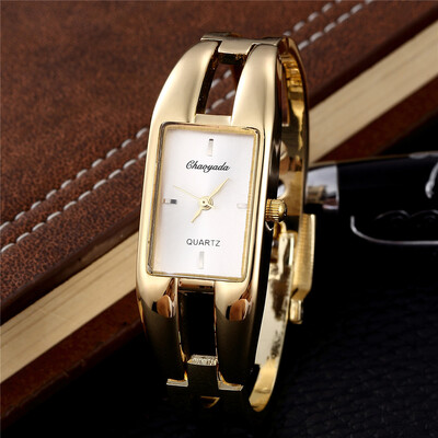 

Top Brand Luxury Stainless Steel Gold Bracelet Watches Women Golden Wristwatch Business Quartz Watch Clock