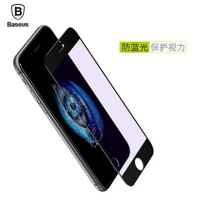 

Времена мышления (Baseus) iPhone7 / 6с мембраны стали Apple, 7Plus 3D полноэкранного анти-синий полный охват взрывозащищенные стеклянная пленка Apple, телефон анти синий черный 7