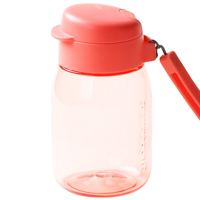

Jingdong Supermarket Tupperware Tupperware new penguin toot noodle students cute leak-proof cup with a rope 350ml small red toot