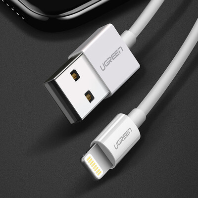 

Зеленая сертификация MFi Кабель данных Apple 6 / 5s / 7 Мобильный телефон Быстрая зарядка зарядного устройства USB-кабель питания поддержка iphone6s / 8 / 7Plus / X / ipad pro 1,5 м 20729 белый