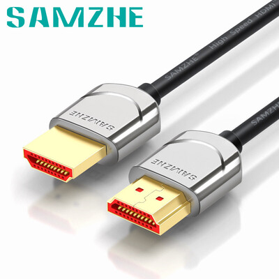 

Shanze SAMZHE HDMI20 version 2K 4K digital high-definition line thin line 2 meters gold-plated connector notebook computer then display projector thin cable SM-220