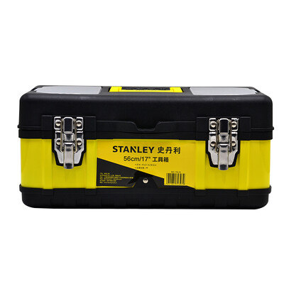 

Stanley household tool storage box parts box multi-function double stainless steel buckle PP material 17"MC-17B-23