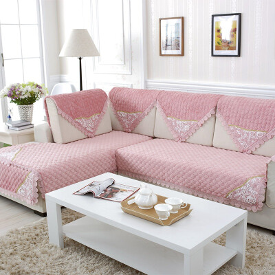 

Aloe Velcro Smooth Sofa Cushion Rose Style Pink 70 * 150