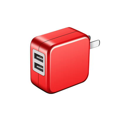 

Машина музыкальный двойной USB-зарядное устройство / разъем телефон быстрый заряд адаптер 3C сертификации 5V / 2.1A iPhone 7 просо Huawei Samsung Android мобильного телефона общего L-207 китайский красный