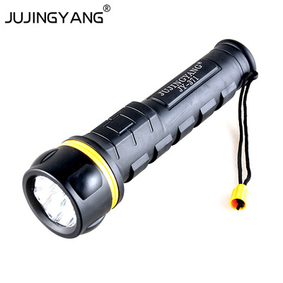

JUJINGYANG LED light mounted 3 D battery flashlight outdoor climbing camping lighting waterproof flashlight