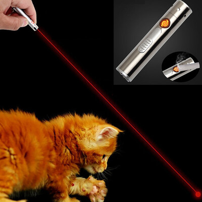 

3 в 1 USB мини-фонарик Cat Toys Электронные зажигалки Портативные светодиодные аварийные жизни Освещение нержавеющей стали Инфракр