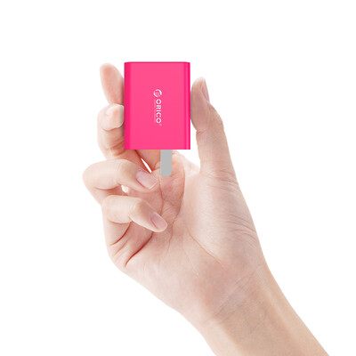 

ORICO Portable dual port USB Chargerred