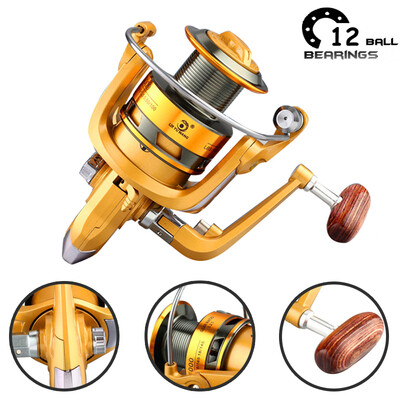 

1000-6000 12BB рыболовные барабаны Feeder Carp Metal Спиннинг Рыболовные катушки Carretilha de pesca molinete Shimano