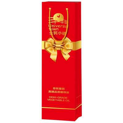 

Single town bottle of small gift bag