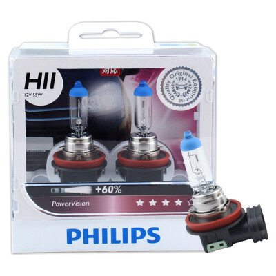 

Philips (PHILIPS) strong Aurora H7 upgrade car light bulb 2 loaded bright 60% increase 25 m color temperature 3250K