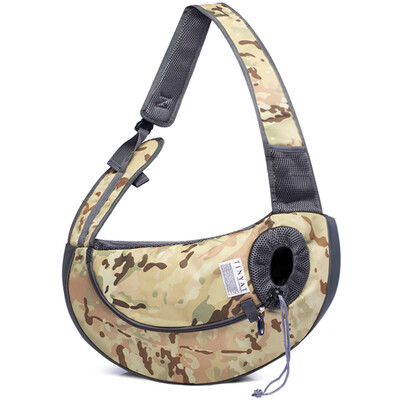 

Tianyi TINYAT cat bag dog bag portable pet out bag shoulder diagonal package travel bag breathable T903 army green