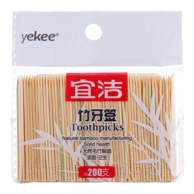 

Jingdong supermarket] Yi Jie toothpick bamboo bag 200 Y-9892