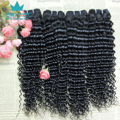 

Malaysian Virgin Hair Deep Wave 4 Bundles Malaysian Deep Curly Weave Human Hair JD Hair Extensions Grade 7A