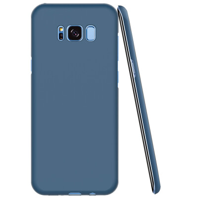 

YOMO Samsung S8 plus mobile phone case protective cover skin feeling all-inclusive protection hard shell dark blue