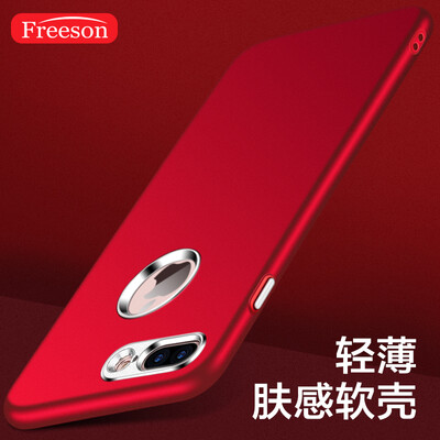 

Freeson iPhone7 Plus Apple, телефон оболочки защитный рукав 7plus все включено кожа чувствовать себя мягкой оболочки падение сопротивления силиконовый рукав 5,5 дюйма красный