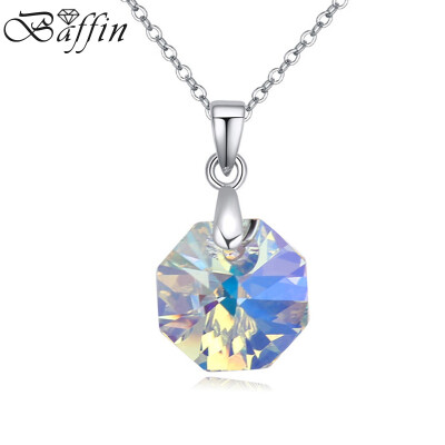 

Baffin Fashion Geometric Shape Real Crystal From Swarovski Element Pendant Necklace For Women Wedding Jewelry Gift