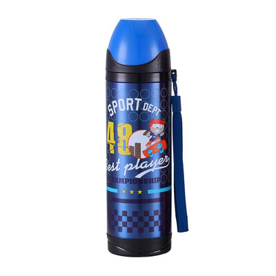 

[Jingdong Supermarket] goods family goods fashion insulation cup insulation cup couple outdoor large capacity (500ml) straight drink cup FAS-3317 small par high blue
