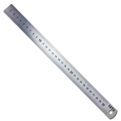 

Le Tower LETA 30cm stainless steel ruler metric double-sided scale drawing steel rule LT-MT502