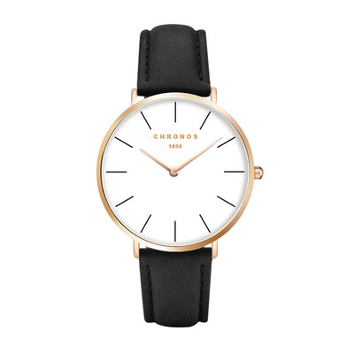 

Роскошные мужские часы CHRONOS Unisex Wristwatch Top Brand Rose Gold Мужские кварцевые часы Женские наручные часы Мужские женские часы 2017