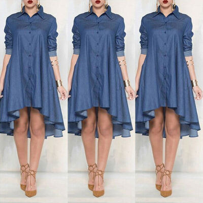 

CANISSummer Women Casual Short Mini Dress Cocktail Party Evening Bodycon Long Sleeve