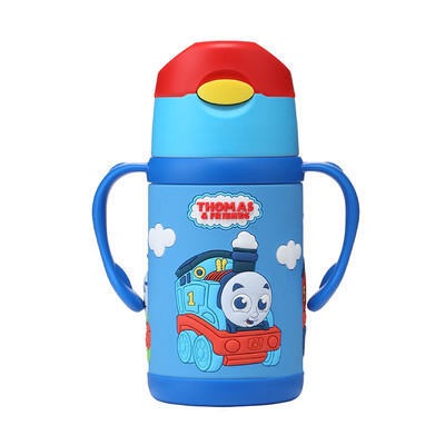 

Thomas & Friends Children & Friends Childrens Cup Stainless Steel Vacuum Double Handle Straw Cup Insulation Cup Kettle 300ml Thomas 6296TM