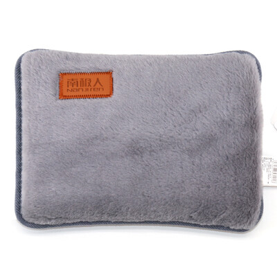 

Antarctic double inserts plush hot water bottle charging explosion-proof warm water bag has been injected water warm hand treasure pink
