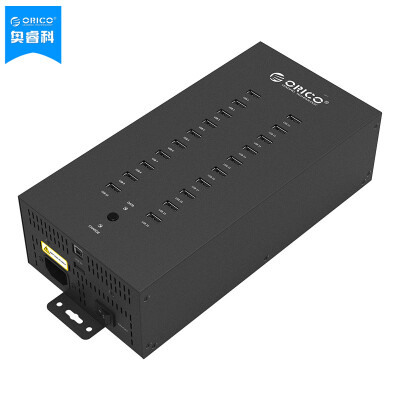 

ORICO IH20P USB20 Splitter Group Control Mobile Hub U Disk Bulk Copy Duplicator Industrial HUB Charging Station 20 Black