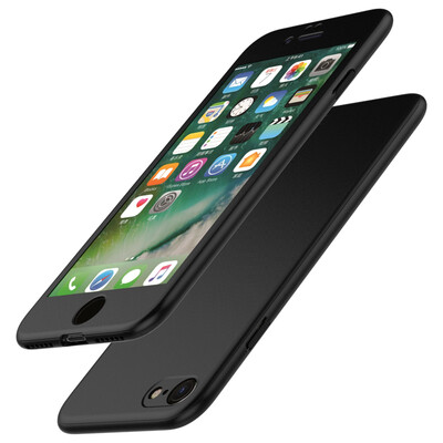 

ESCASE Apple iPhone7 mobile phone shell to send all-inclusive steel film shatter-resistant cover for iPhone7 47 inches black