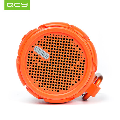 

QCY BOX2 Bluetooth стереосистема сабвуфер маленький стальной пистолет небольшой открытый портативный стерео мини-динамик оранжевый водонепроницаемый корпус