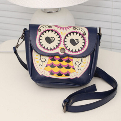 

Owl mini print bag shoulder bag Messenger bag tide ladies bag as gift for women