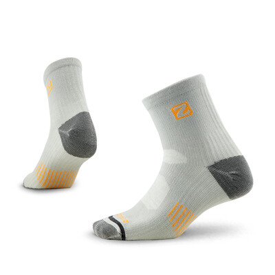 

Sai Le Zealwood spring&summer outdoor daily leisure function socks fast dry moisture perspiration comfortable sports socks coconut fiber Everyday series gray 1694M code a pair of