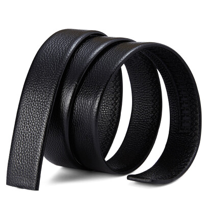 

LAORENTOU Belt Men&39s Headless Belt Automatic Buckle Belt Belt Men&39s Buttonless Layer Leather Belt Do not Take P11JL5A Black